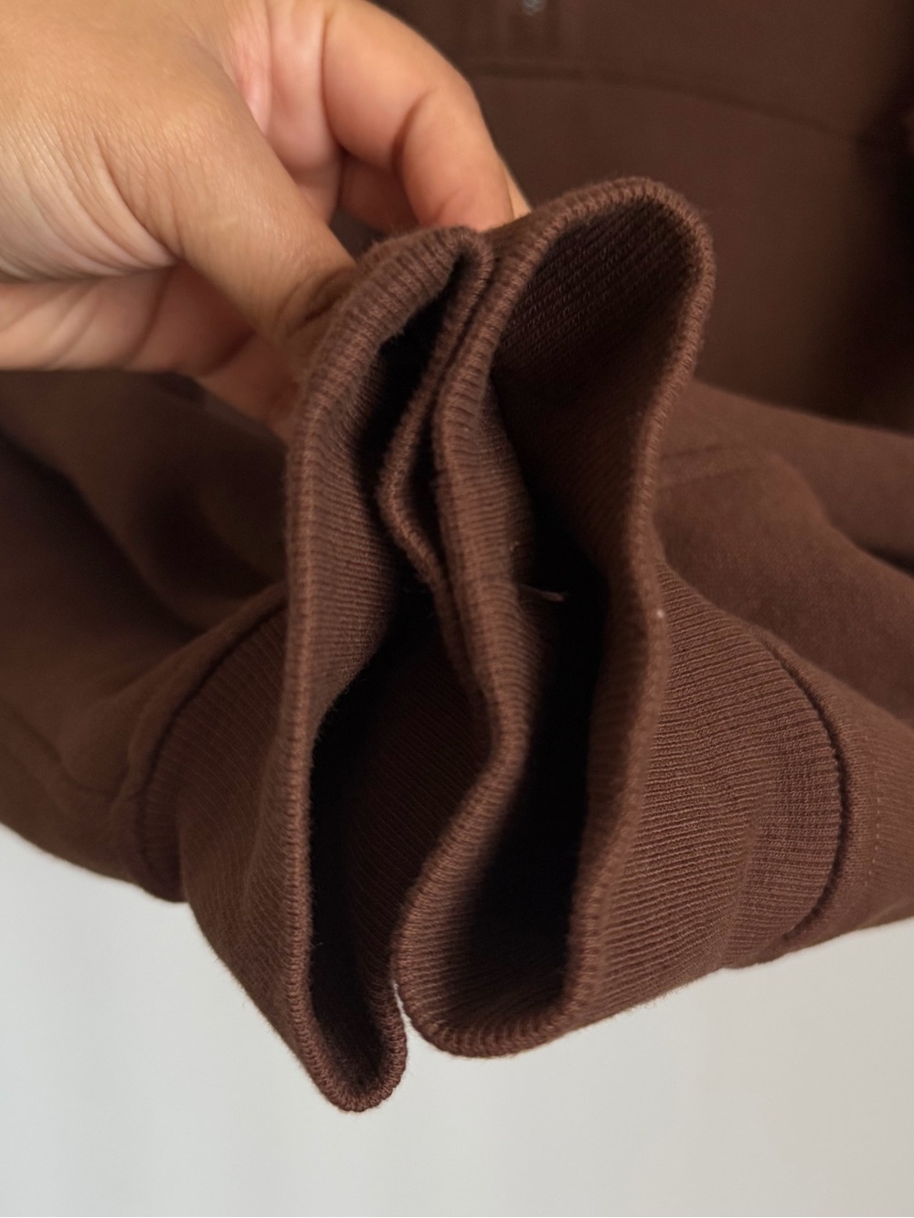 Lululemon Scuba Oversized Half Zip Sweater Pullover Brown Women Size XL XXL - Picture 7 of 10